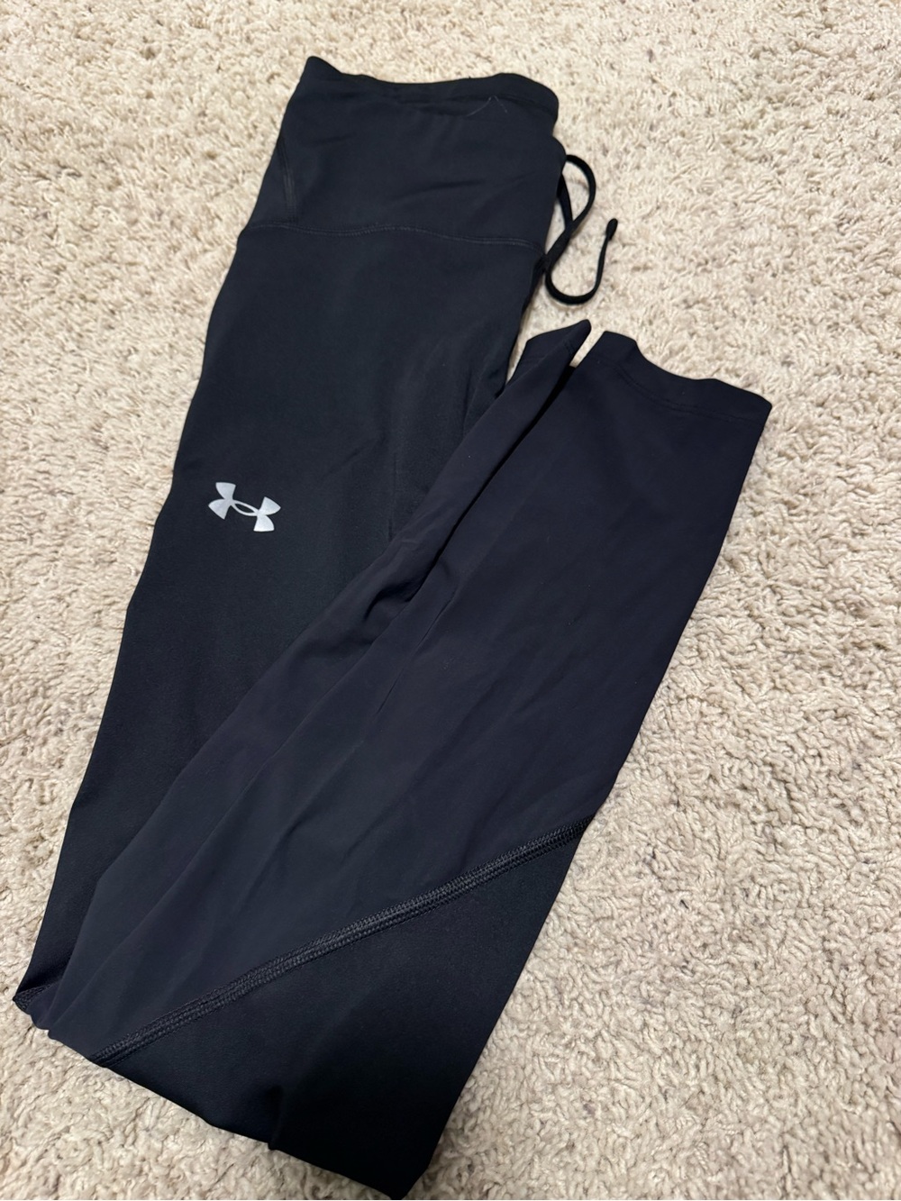 Under Armour Black Compression Leggings - M